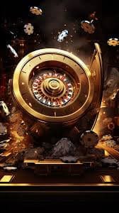 Mobile phone showing badut4d login French Roulette live stream with croupier, spinning wheel, and betting interface